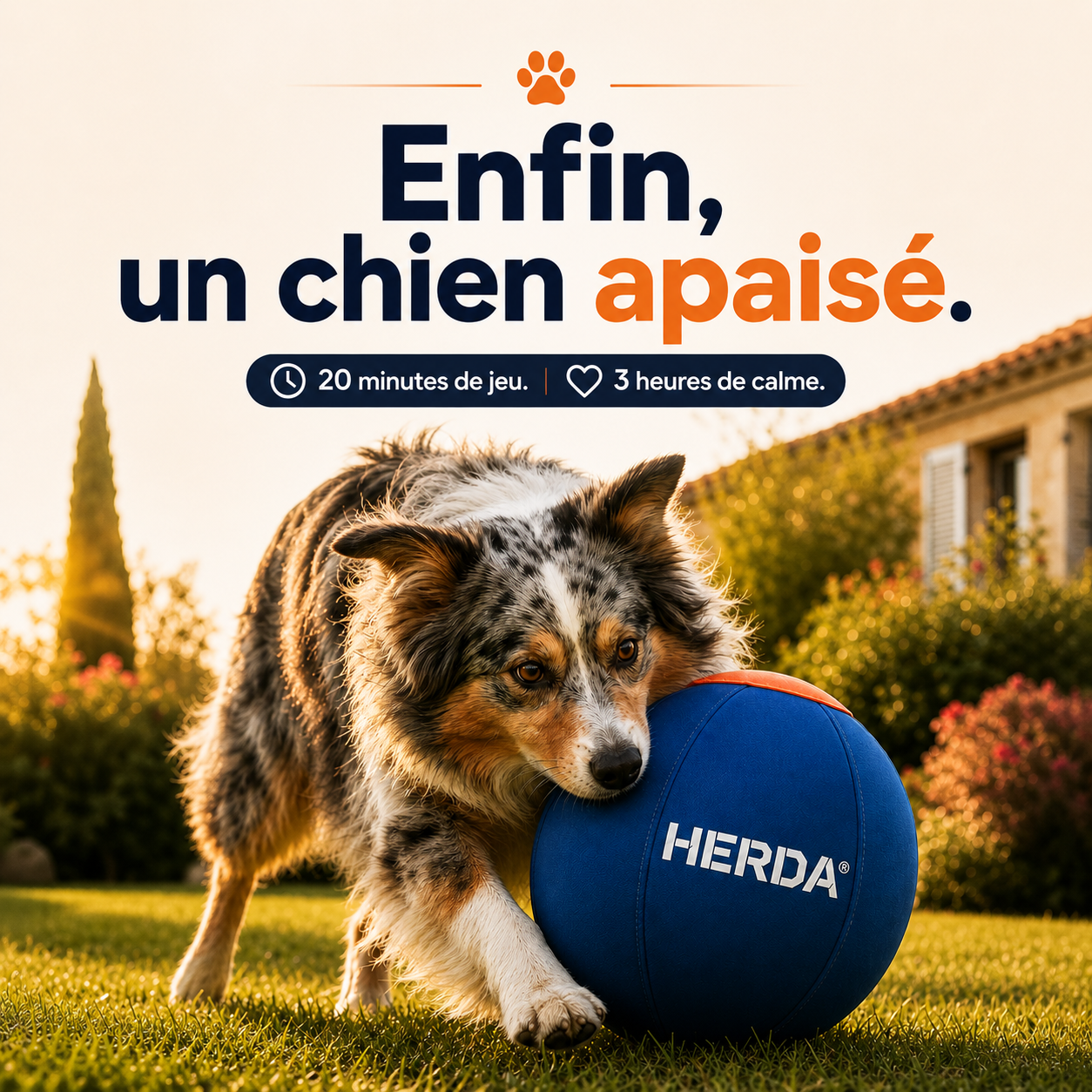HERDA® — La Balle de Troupeau pour Chiens